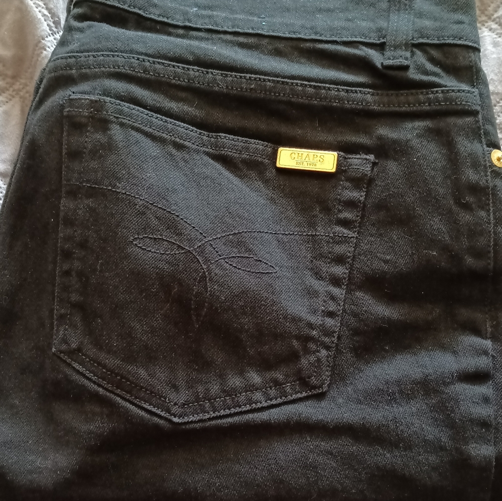 Chaps black denim jeans